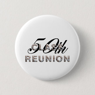 TEE 50th Class Reunion 2 Inch Round Button