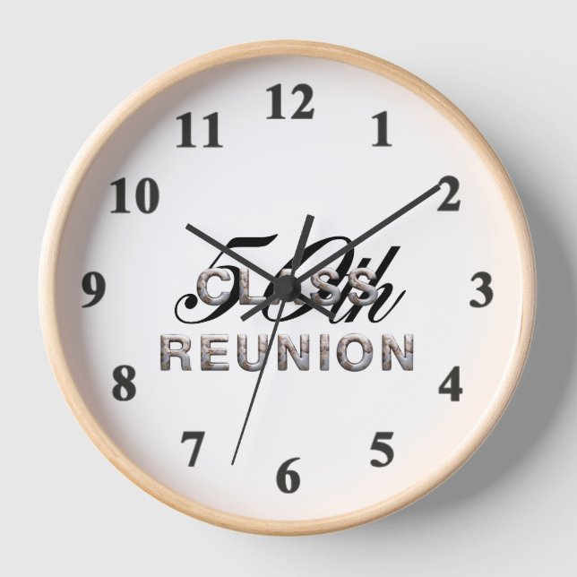 TEE 50th Class Reunion Clock (Front)