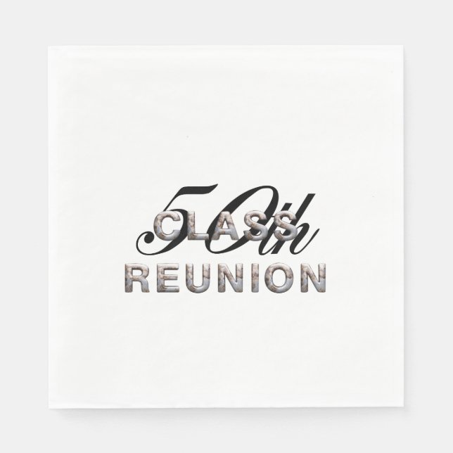 TEE 50th Class Reunion Napkin (Front)