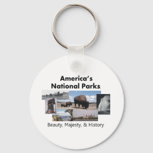 TEE America's National Parks Keychain