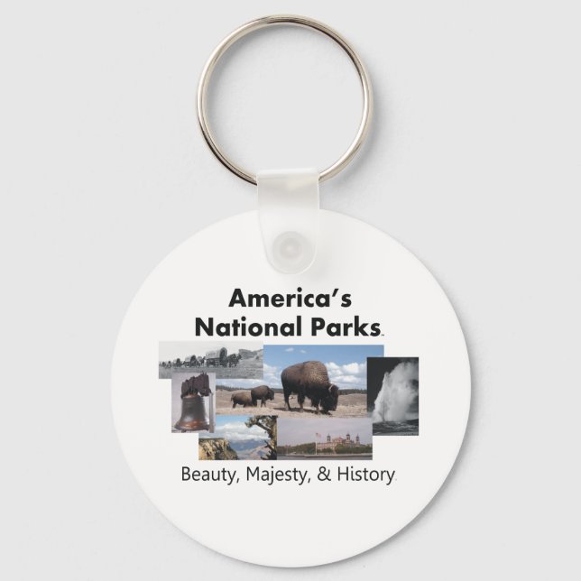 TEE America's National Parks Keychain (Front)