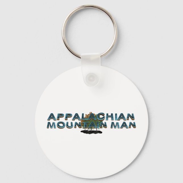 TEE Appalachian Mountain Man Keychain (Front)