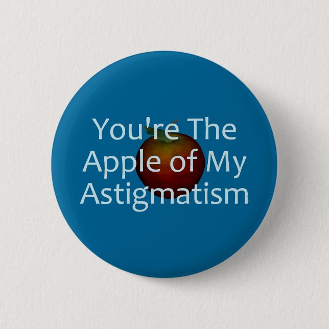 TEE Apple of 2 Inch Round Button (Front)