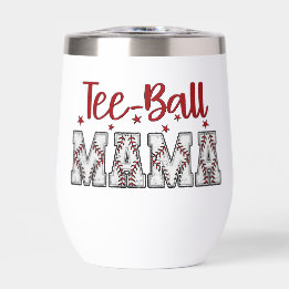 Tee-Ball Mama Baseball