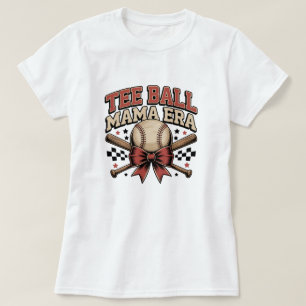 TEE BALL MAMA ERA Baseball Mom Game Day T-Shirt