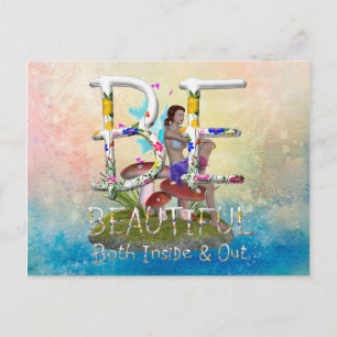 TEE Be Beautiful Postcard