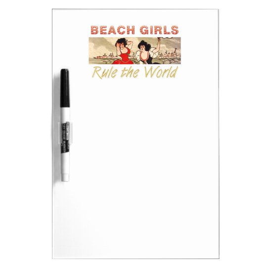 TEE Beach Girls Rule the World Dry Erase Board