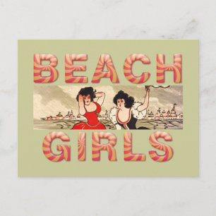 TEE Beach Girls Rule the World Postcard
