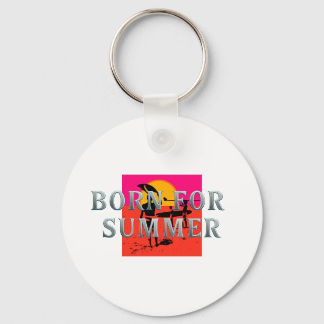 TEE Born for Summer Keychain (Front)