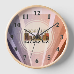 TEE Broadway Star Clock