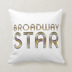 TEE Broadway Star Throw Pillow
