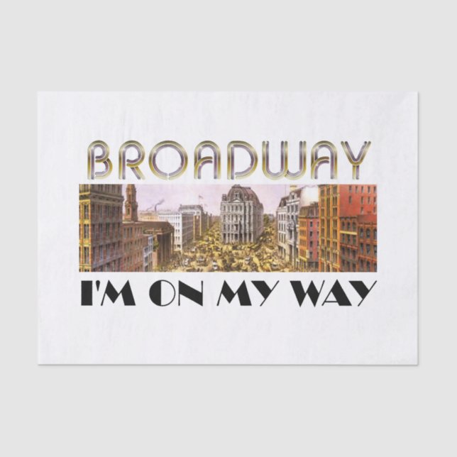 TEE Broadway Star Tissue Paper (Front)