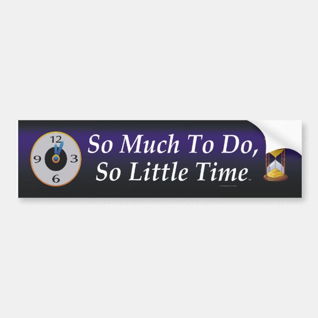 TEE Busy Time Bumper Sticker (Front)