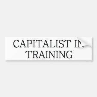 TEE Capitalist in Training Bumper Sticker