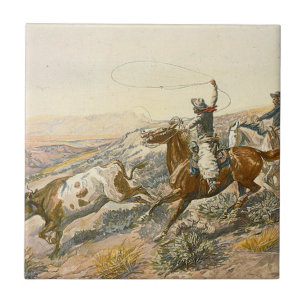 TEE Cattle Drive Tile