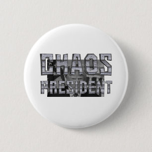 TEE Chaos President 2 Inch Round Button