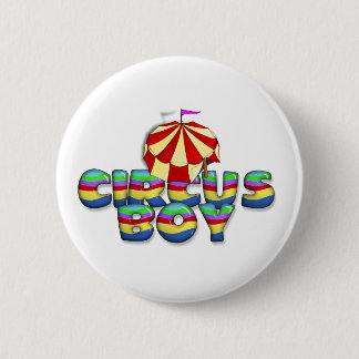 TEE Circus Boy 2 Inch Round Button