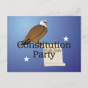 TEE Constitution Party Invitation Postcard