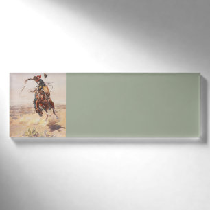 TEE Cowboy Life Name Tag