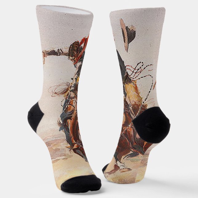 TEE Cowboy Life Socks (Angled)