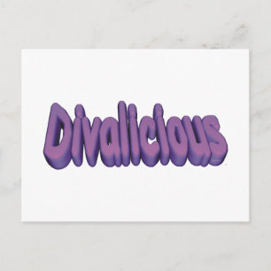 TEE Divalicious Postcard