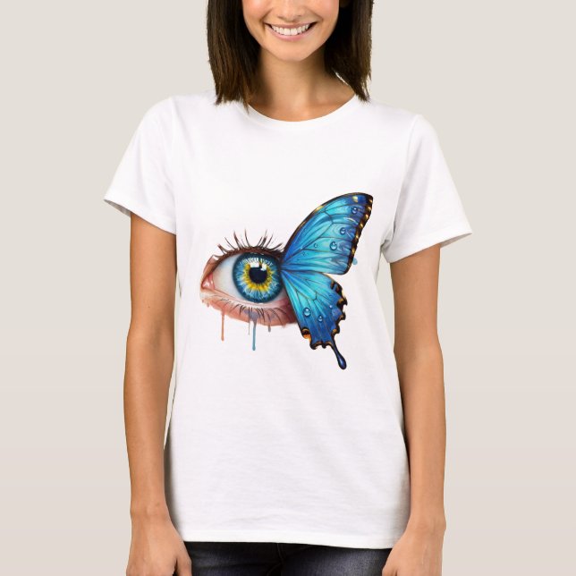 Tee et papillon T-shirt design (Devant)