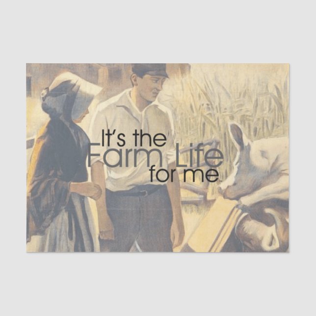 TEE Farm Life Tissue Paper (Front)