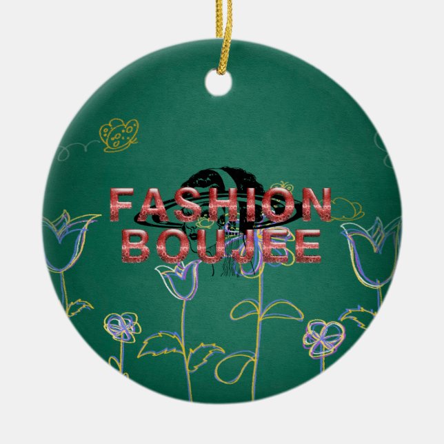 TEE Fashion Boujee Ornament (Front)