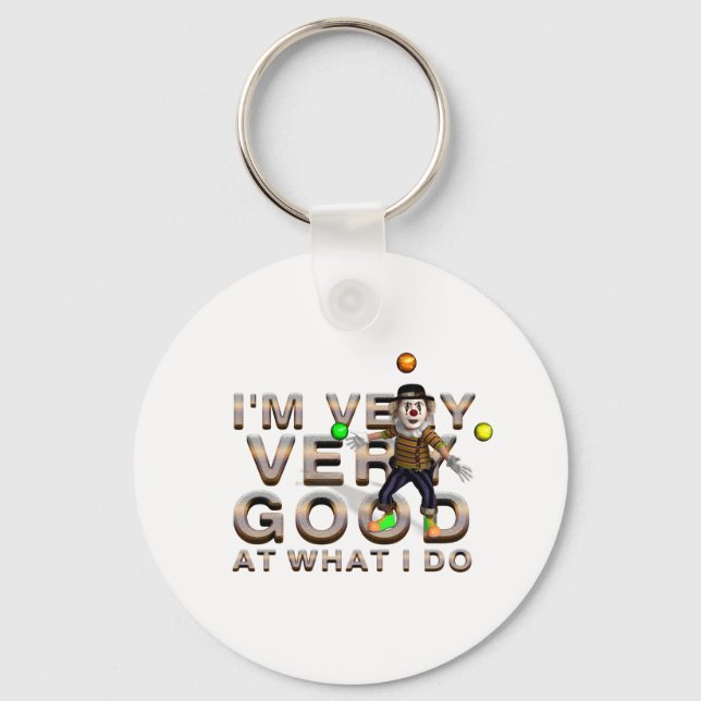 TEE Good at Multi-Tasking Keychain (Front)