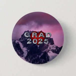 TEE Grad 2025 2 Inch Round Button