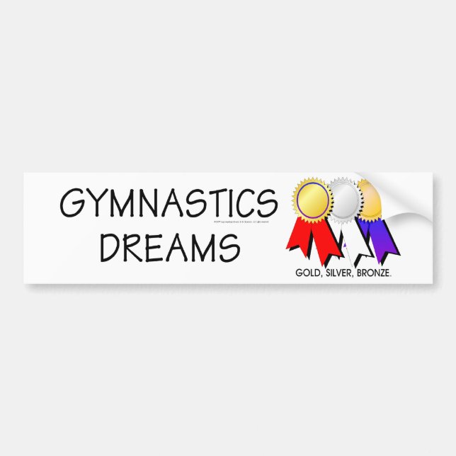 TEE Gymnastics Dreams Bumper Sticker (Front)