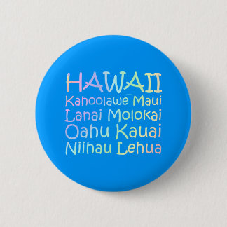 TEE Hawaii 2 Inch Round Button