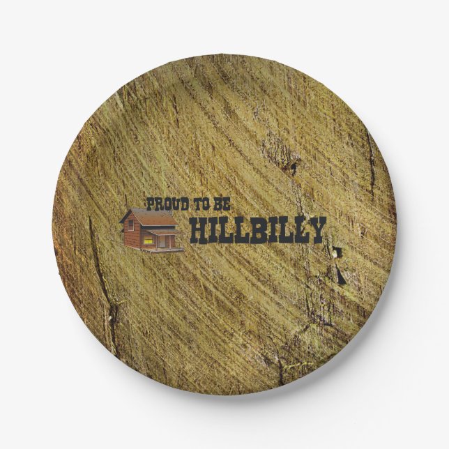 TEE Hillbilly Proud Paper Plate (Front)
