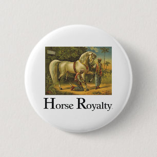 TEE Horse Royalty 2 Inch Round Button