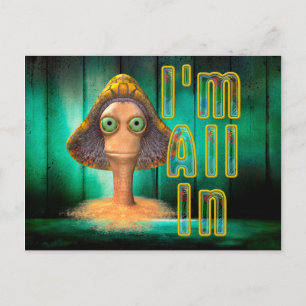 TEE I'm All In Postcard