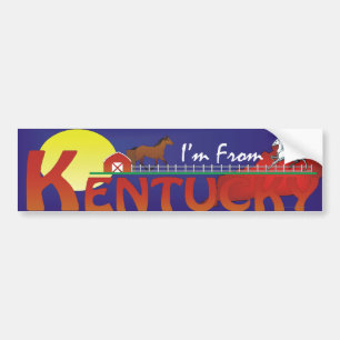 TEE I'm From Kentucky Bumper Sticker