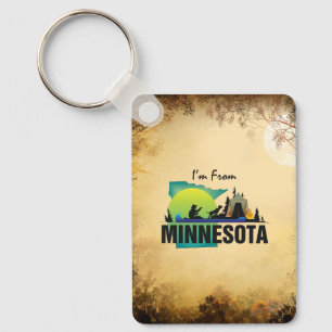 TEE I'm from Minnesota Keychain