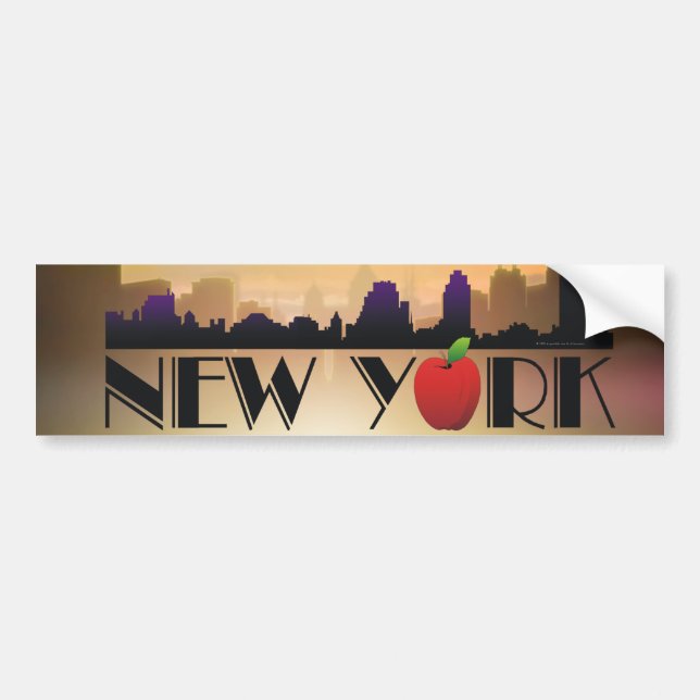 TEE I'm From New York Bumper Sticker (Front)