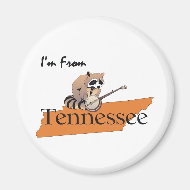 TEE I'm From Tennessee Magnet (Front)