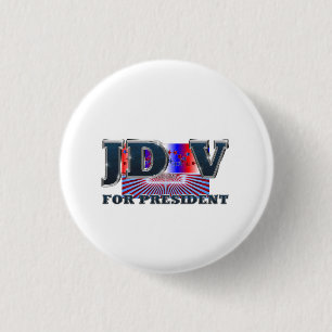 TEE JD Vance for President 1 Inch Round Button