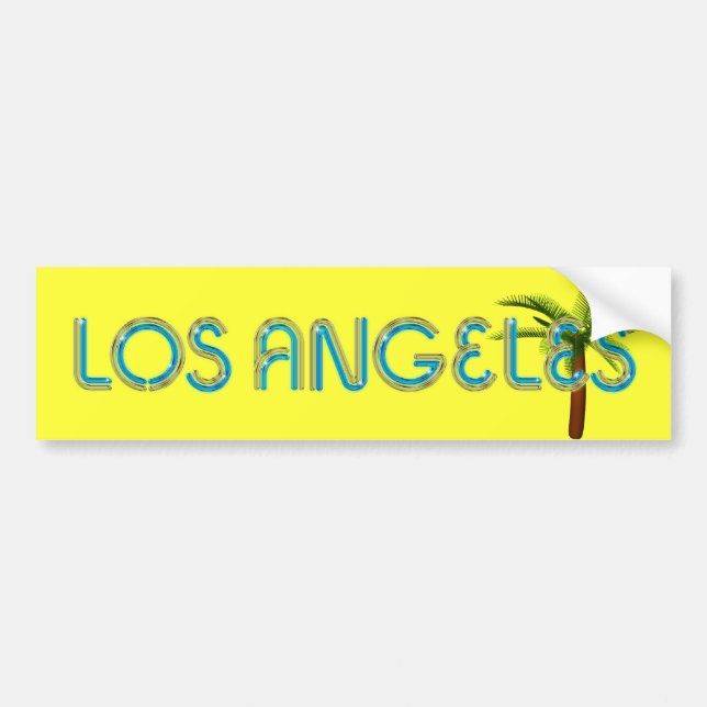 TEE Los Angeles Bumper Sticker (Front)