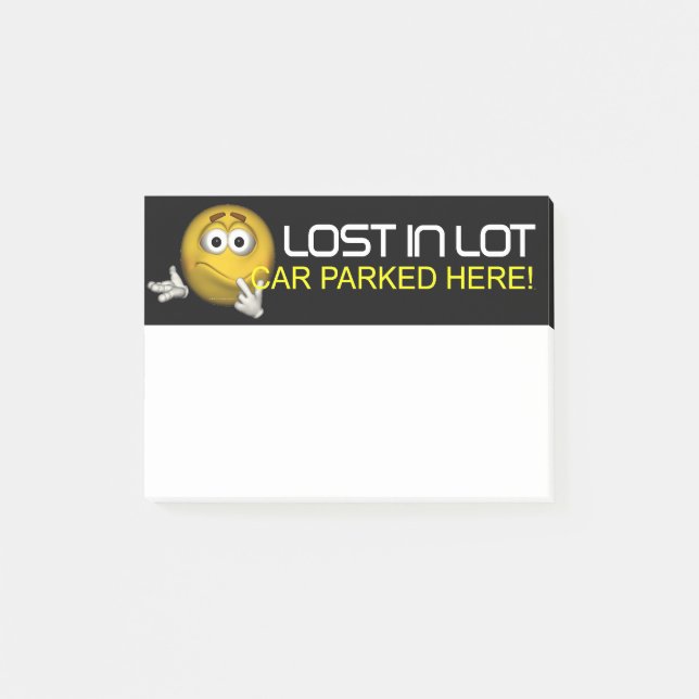 TEE Lost in Lot Post-it Notes (Front)