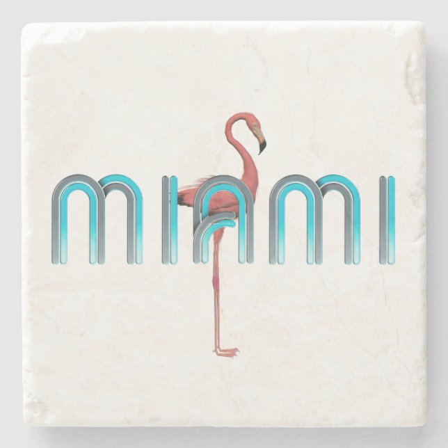 TEE Miami Stone Coaster (Front)