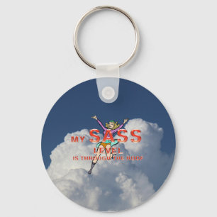 TEE My Sass Level Keychain