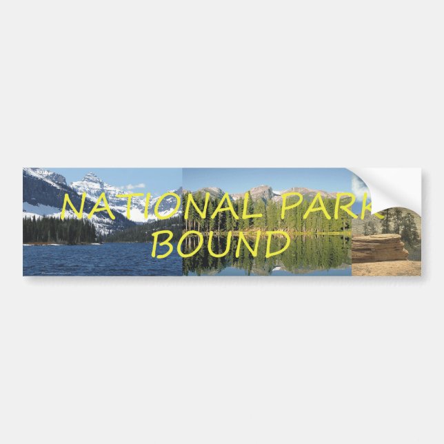 TEE National Park Bound Bumper Sticker (Front)