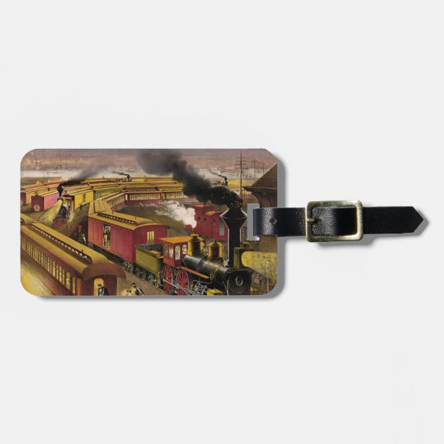 TEE Night Train Luggage Tag (Front Horizontal)