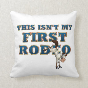 TEE Not My First Rodeo Throw Pillow