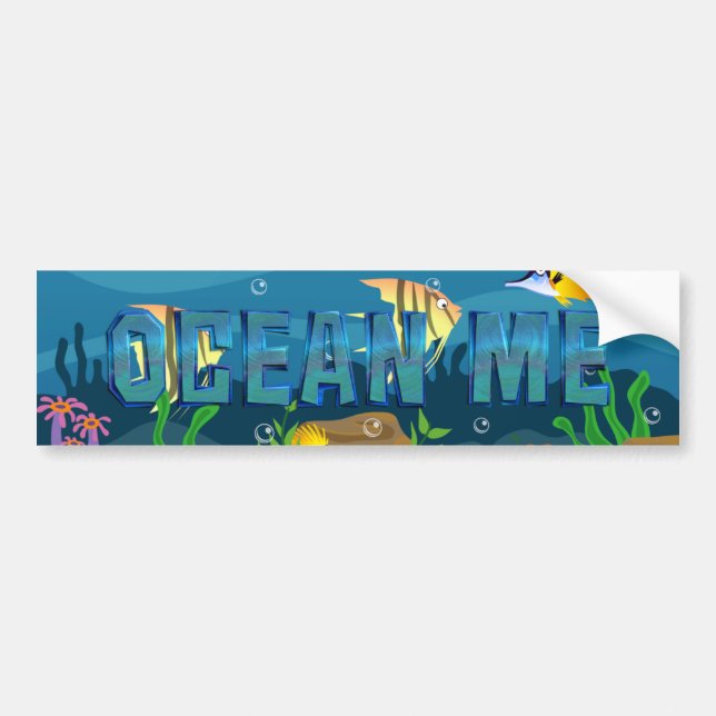 TEE Ocean Me Bumper Sticker (Front)
