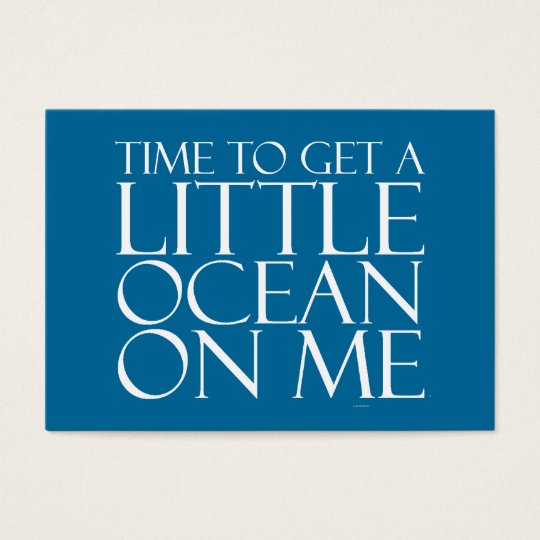 TEE Ocean On Me Business Card