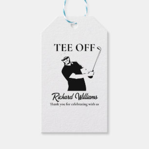Tee Off Start of A New Era in Life Retirement  Gift Tags